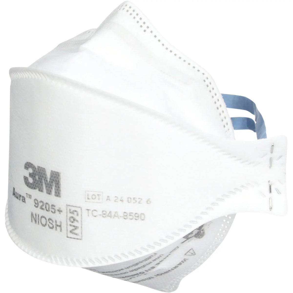 3M 9205+ N95 Aura Particulate Respirator Mask, White, Standard