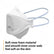 3M 9205+ N95 Aura Particulate Respirator Mask, White, Standard
