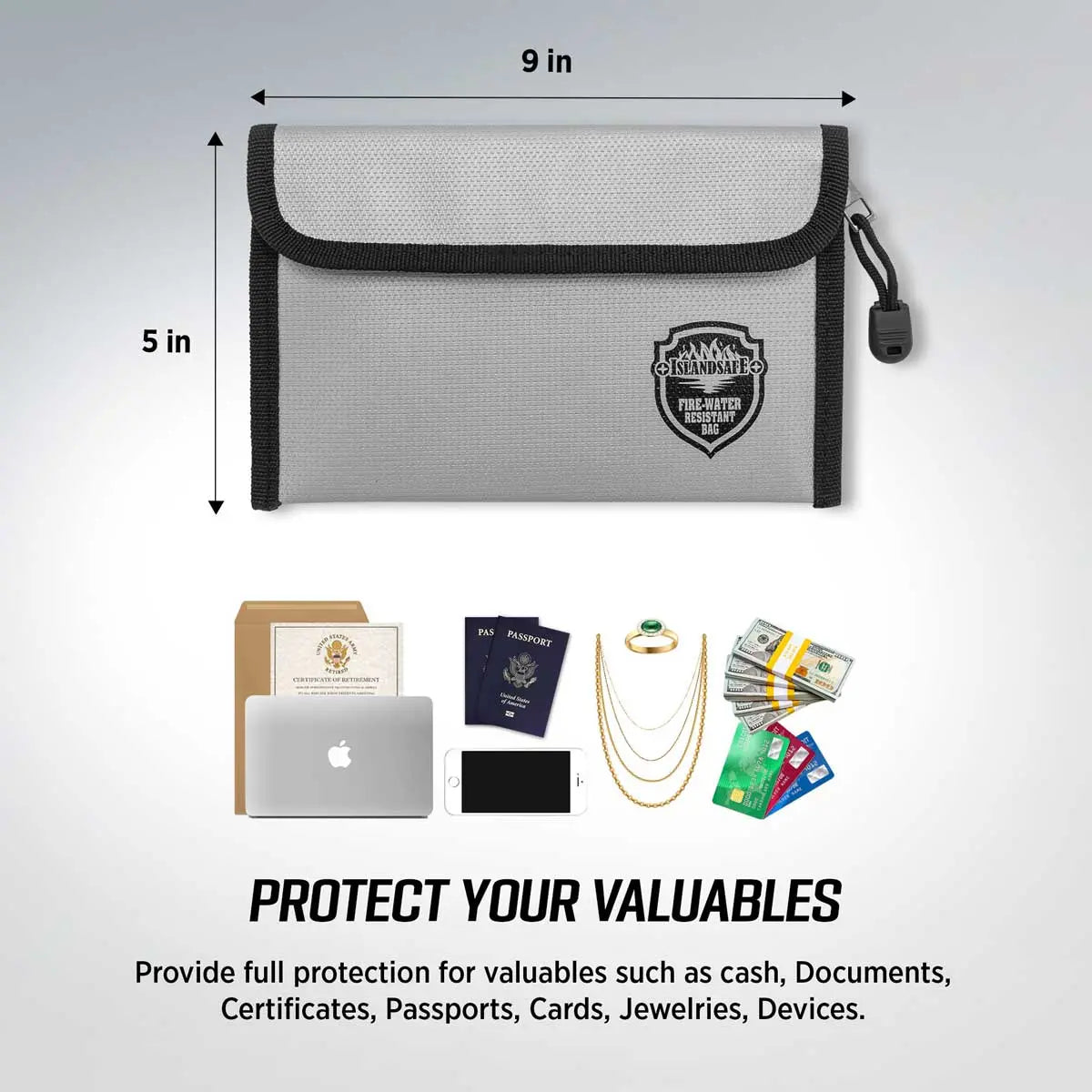 FireVault Compact Fireproof Bag