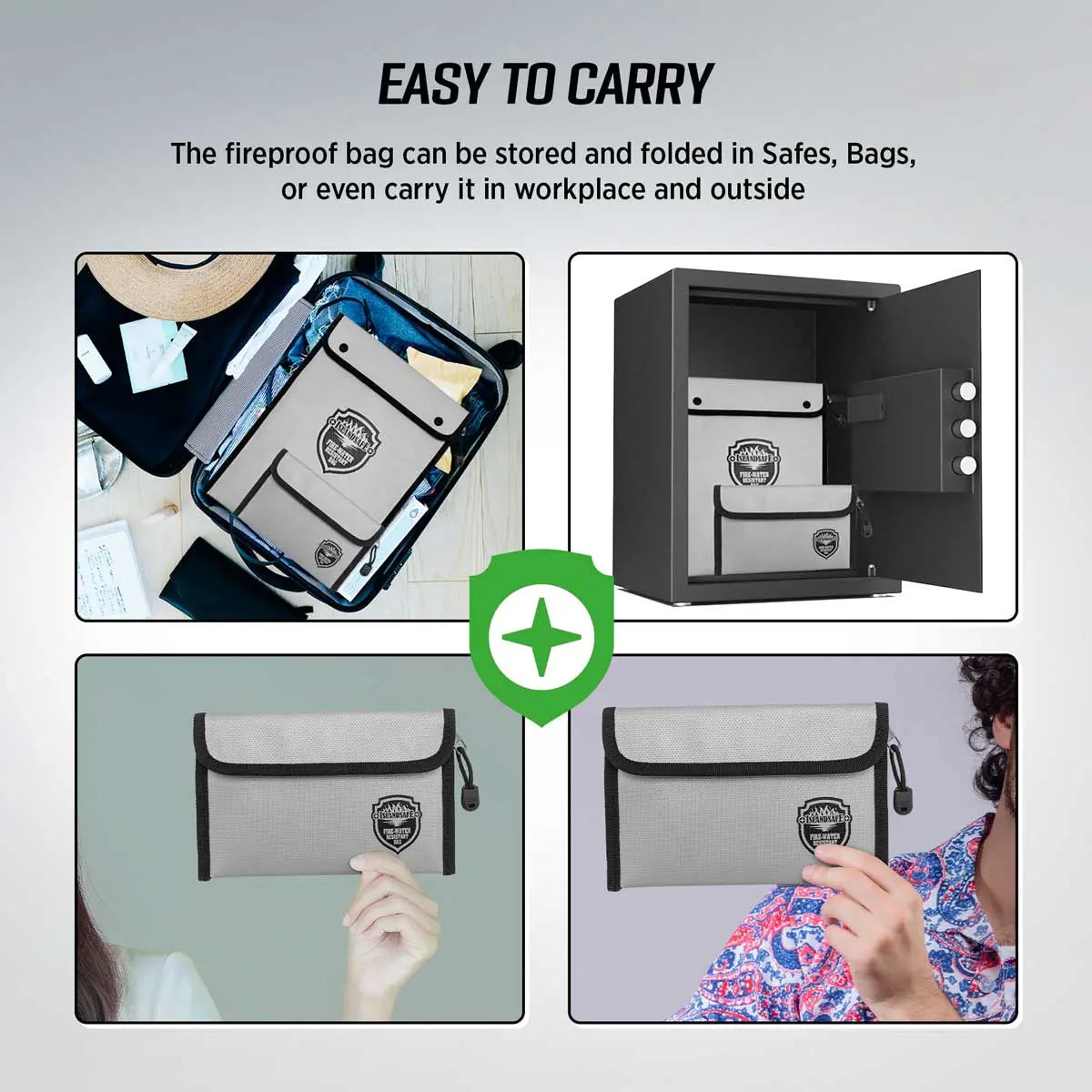 FireVault Compact Fireproof Bag