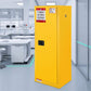 Large Yellow 35-Inch Heavy-Duty Flammable Welded Fireproof Storage Cabinet (SAK52837)