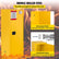 Large Yellow 35-Inch Heavy-Duty Flammable Welded Fireproof Storage Cabinet (SAK52837)