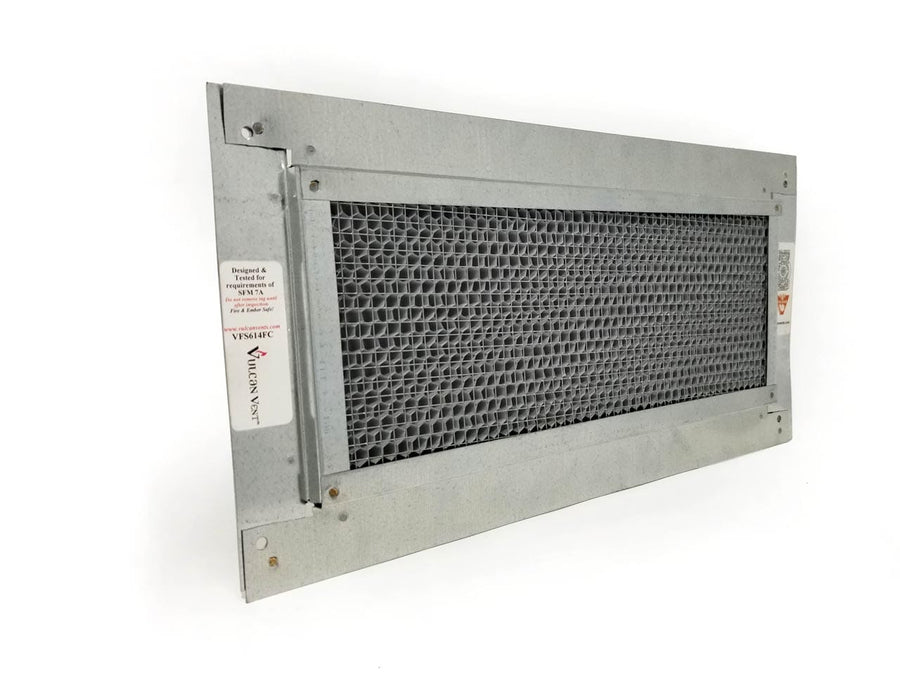 Vulcan Vents 6" x 14" Fire and Ember Safe Foundation or Soffit Vent