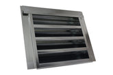 Galvanized steel gable end vent