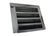 Galvanized steel gable end vent