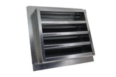 Galvanized steel gable vent